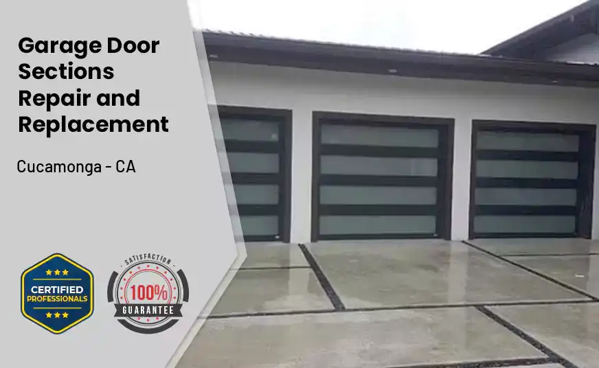 Garage Door Sections Repair and Replacement Cucamonga - CA