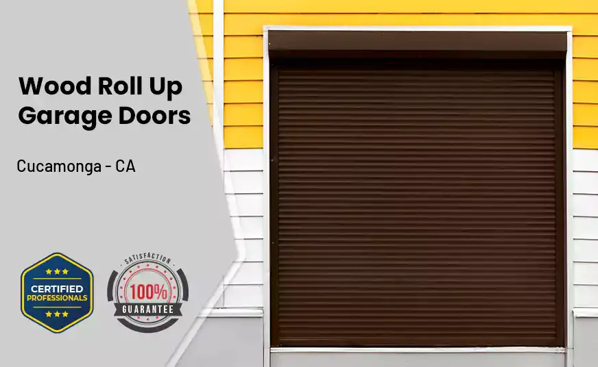 Wood Roll Up Garage Doors Cucamonga - CA 