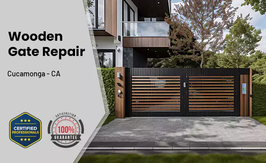 Wooden Gate Repair Cucamonga - CA