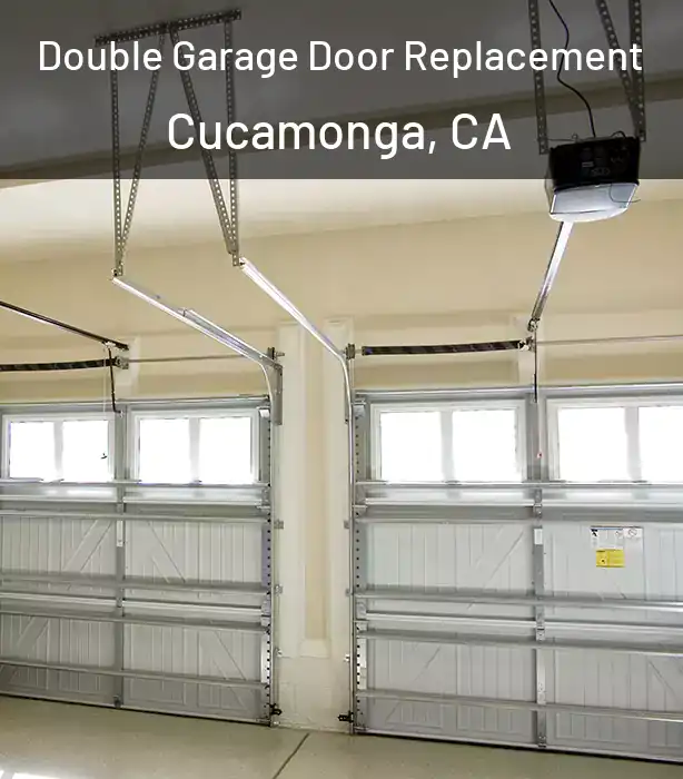Double Garage Door Replacement Cucamonga, CA