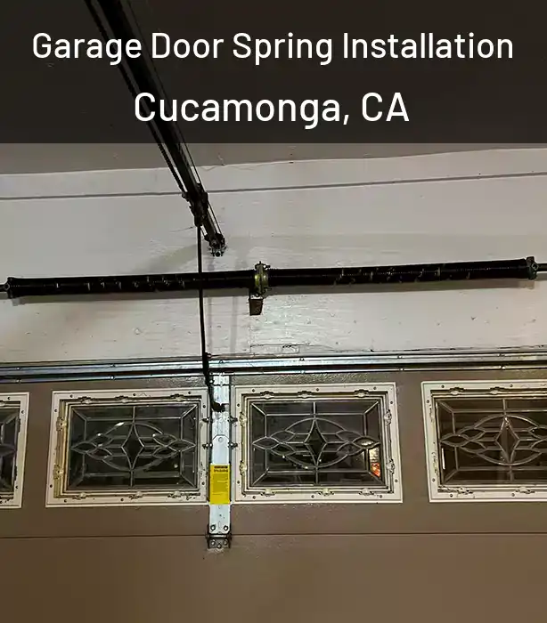 Garage Door Spring Installation Cucamonga, CA