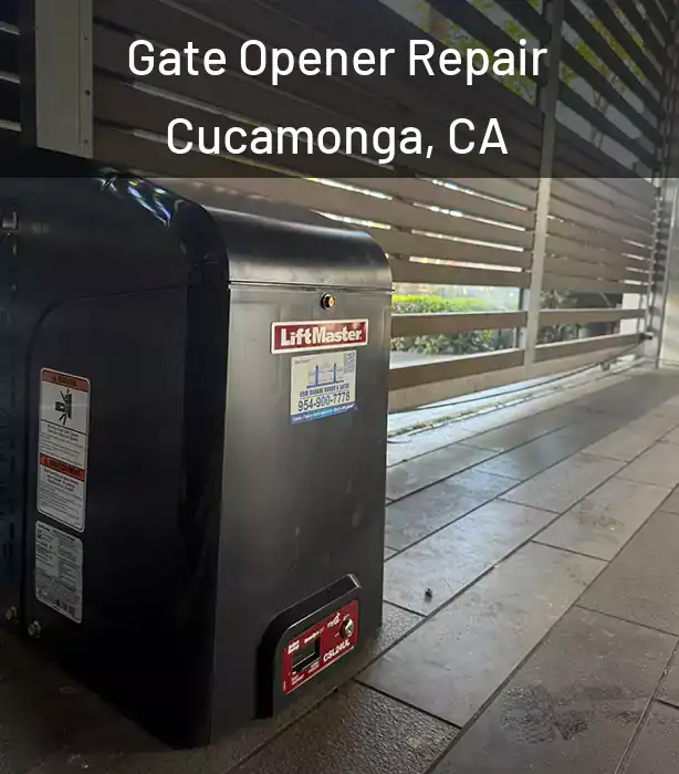 Gate Opener Repair Cucamonga, CA
