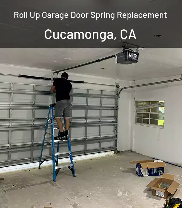 Roll Up Garage Door Spring Replacement Cucamonga, CA
