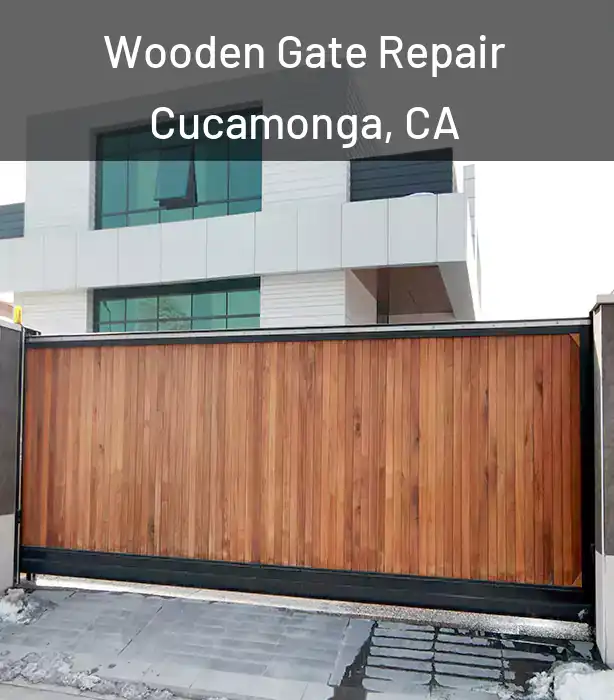 Wooden Gate Repair Cucamonga, CA